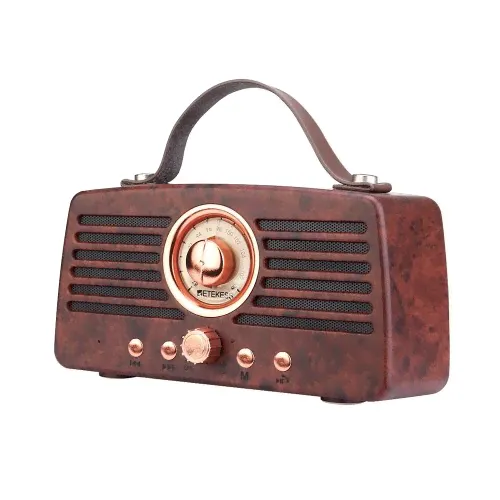 Retekess TR607 Retro FM Radio Receiver MP3 Player Radio Stereo BT 4.2 Speaker Portable Classical Decoration Support TF Card AUX USB Rechargeable-0