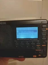 🛍 RETEKESS V115 радио AM FM SW карманное радио коротковолновый fm-динамик Поддержка TF карта USB REC рекордер время сна